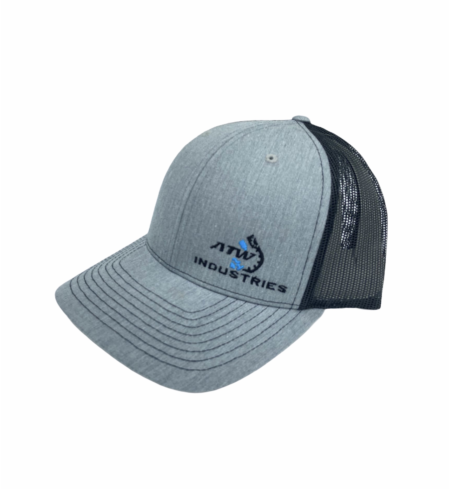 Light Grey/Black Mesh Trucker Hat – ATW Industries