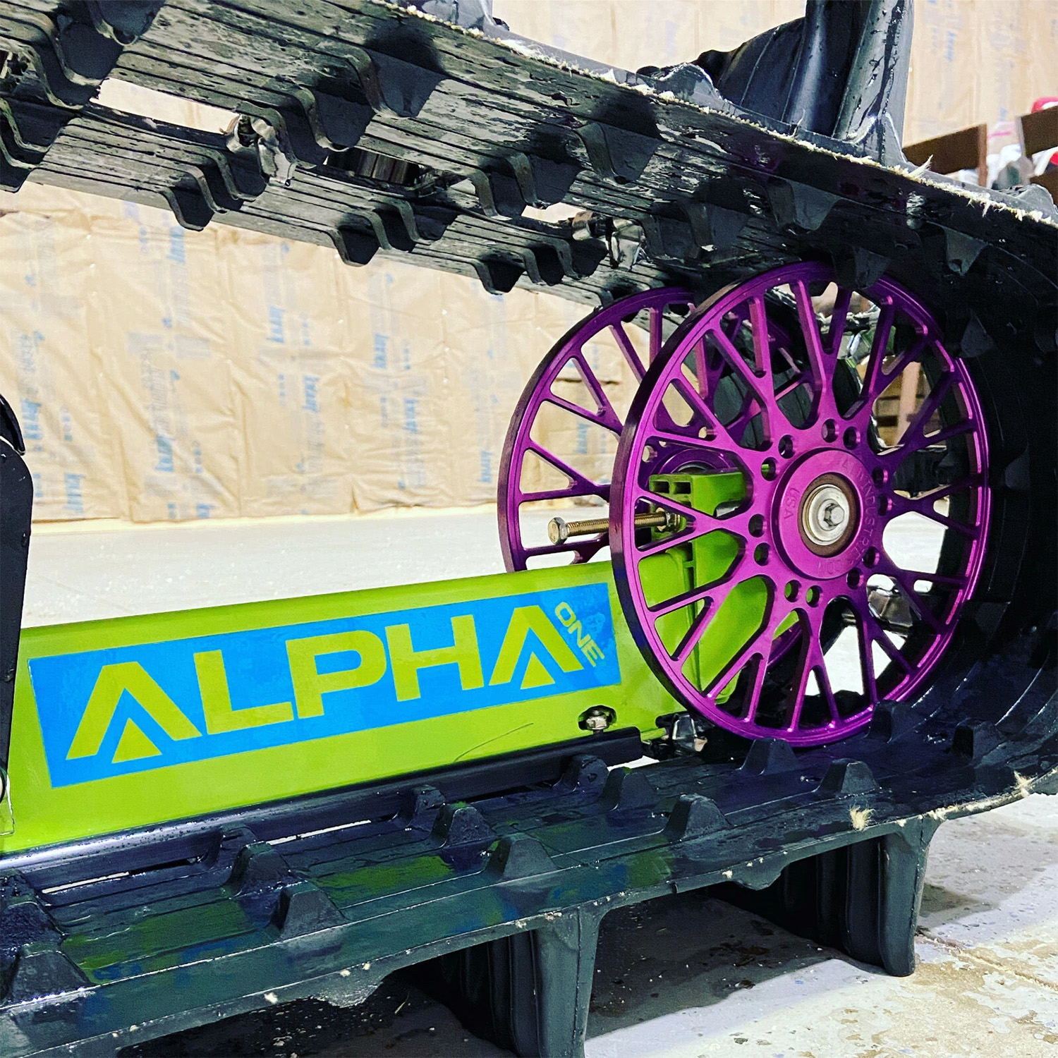 Billet-snowmobile-big-wheels-10in-alpha-wheels-purple